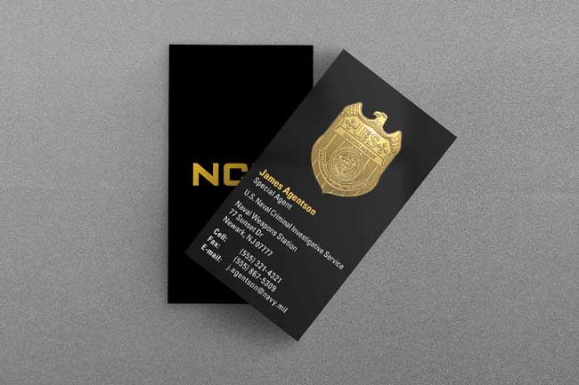 U.S. Naval Criminal Investigative Service Business Card