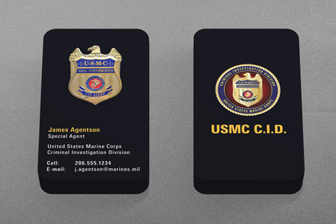 US Marine Corps CID Business Card