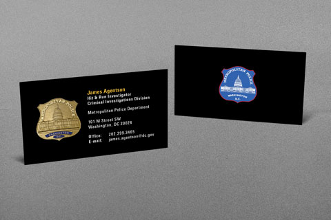 Metropolitan Police DC Business Card